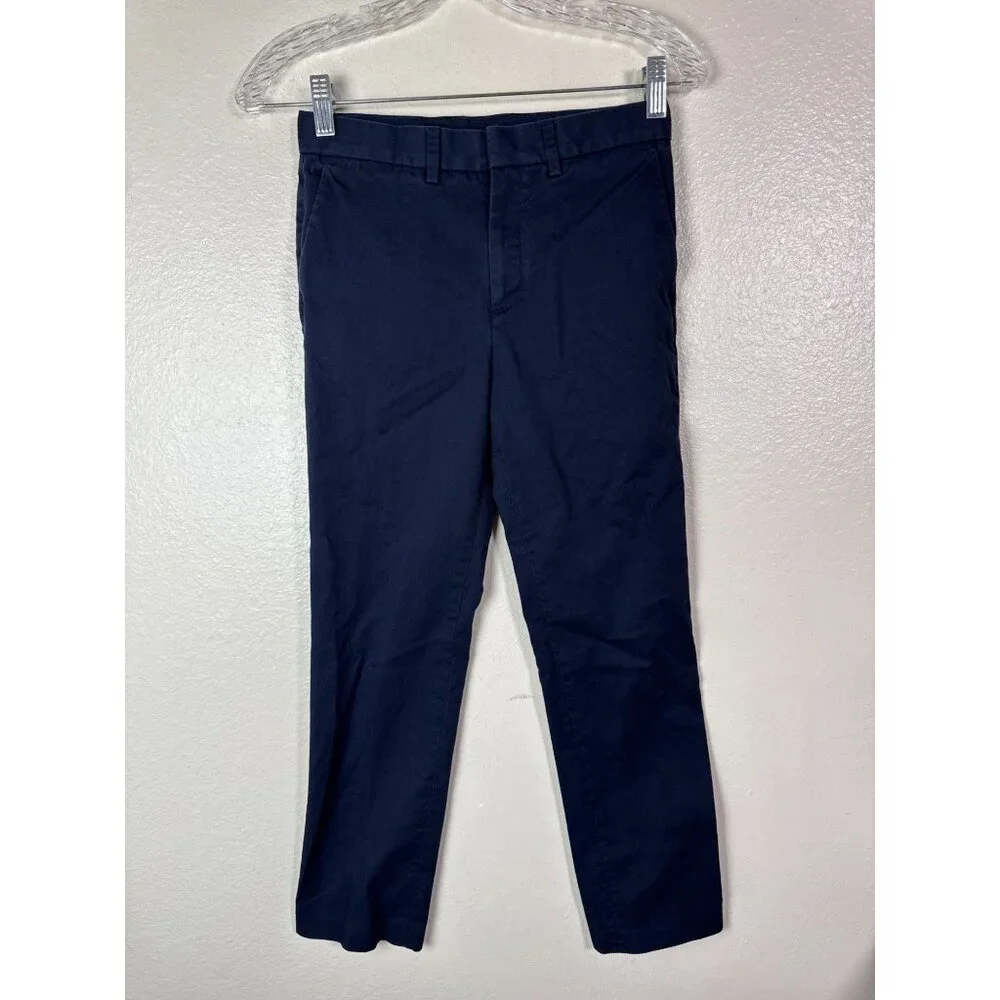 Crewcuts Ludlow Boys Navy‎ Blue Chino Pants Size 10 Uniform